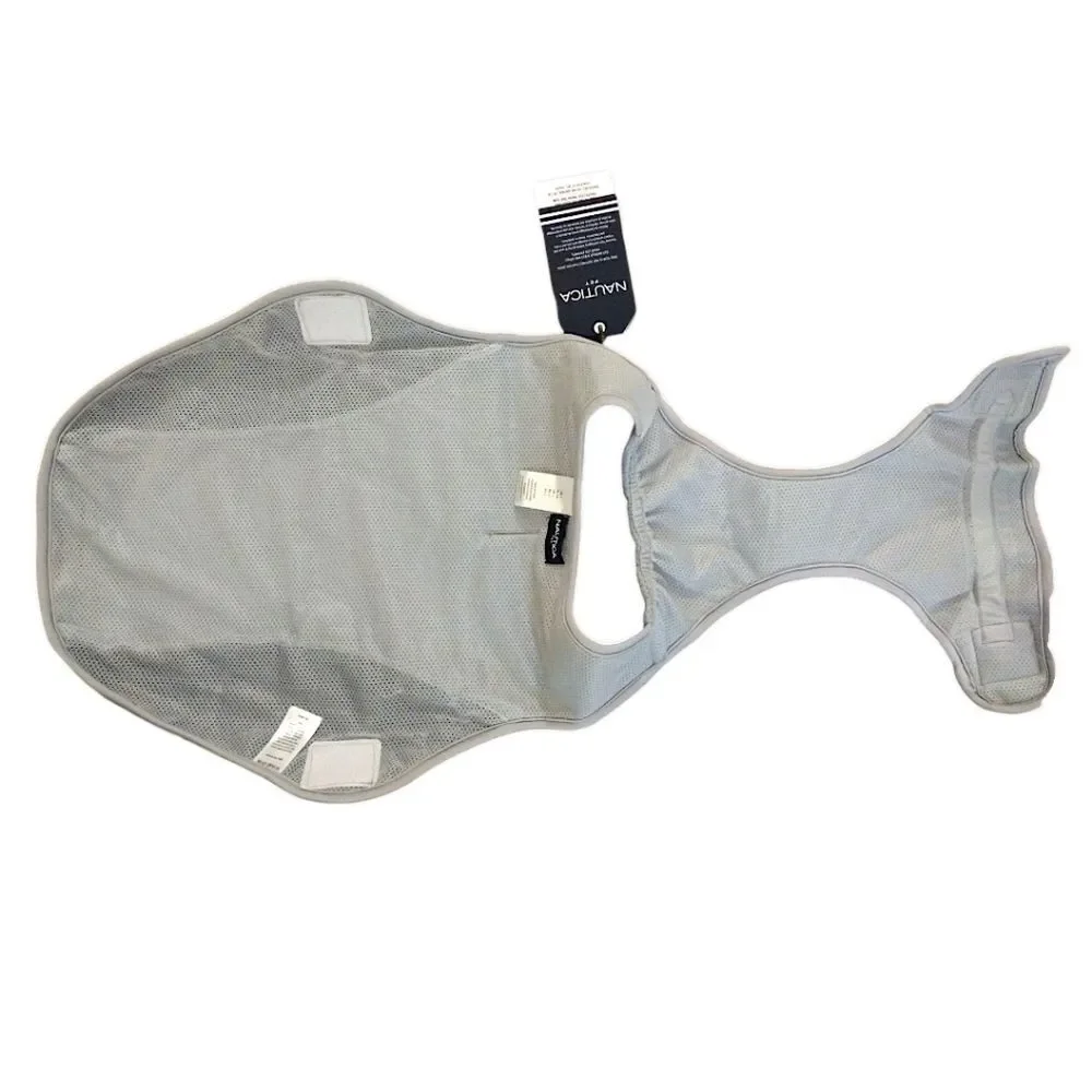 NAUTICA PET Dog Cooling Jacket, Size Large, Grey & Navy NWT
